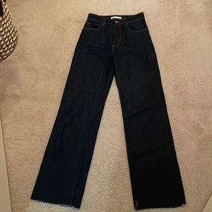 ZARA wide leg denim jeans
